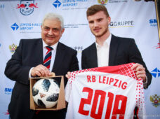 Interview mit den Topspielern von RB Leipzig: Timo Werner, Emil Forsberg und Yussuf Poulsen im Gohliser Schlösschen