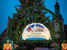 Adventszeit in Leipzig. Weinachtsmarkt