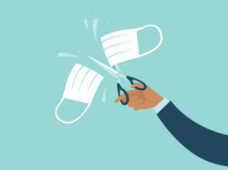 Adé, Maskenpflicht?