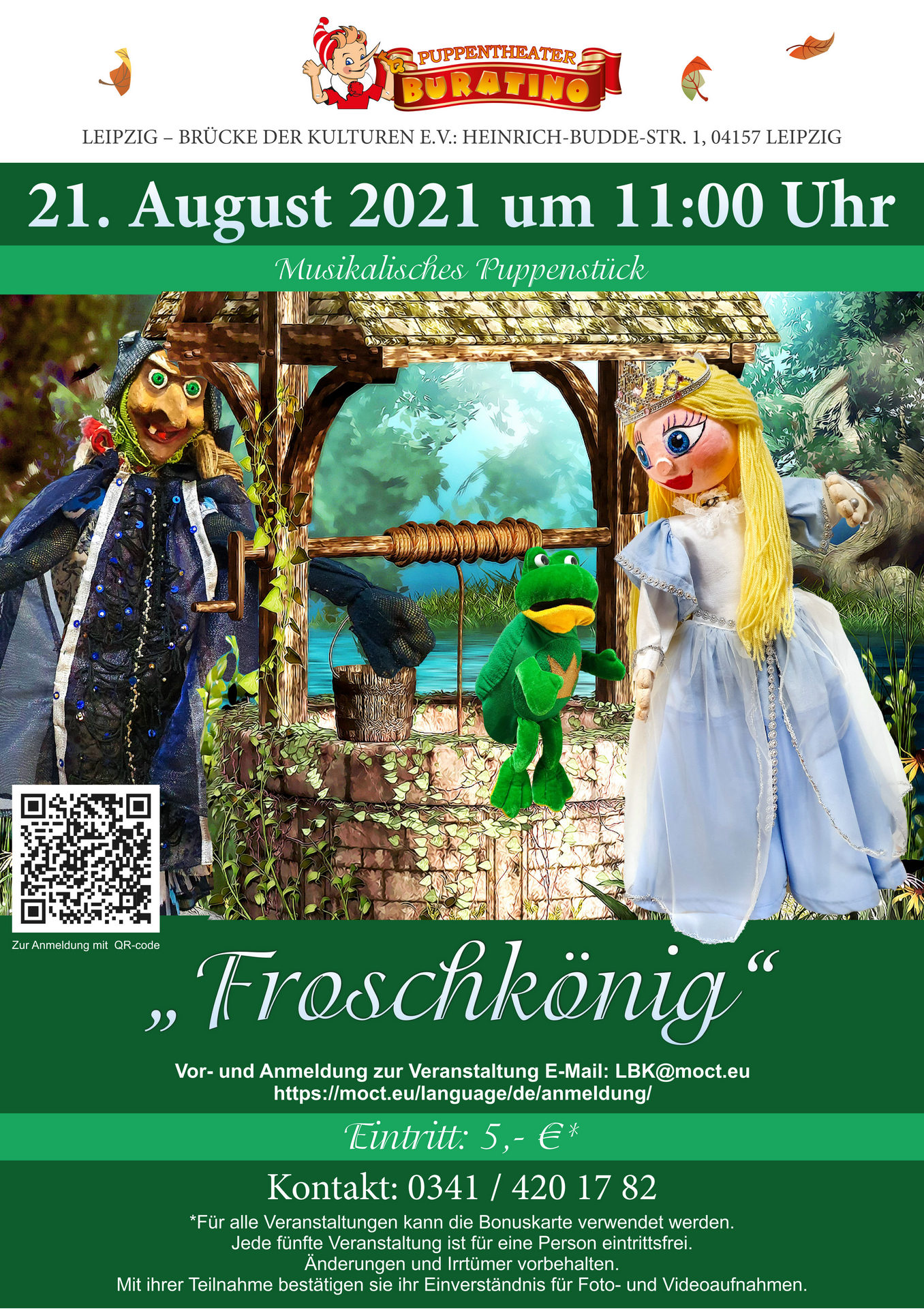 Froschkönig Plakat