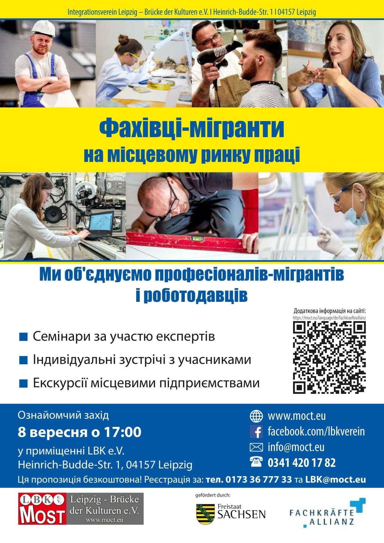 Plakat in ukrainischer Sprache