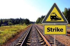 Масштабная забастовка транспорта в Германии