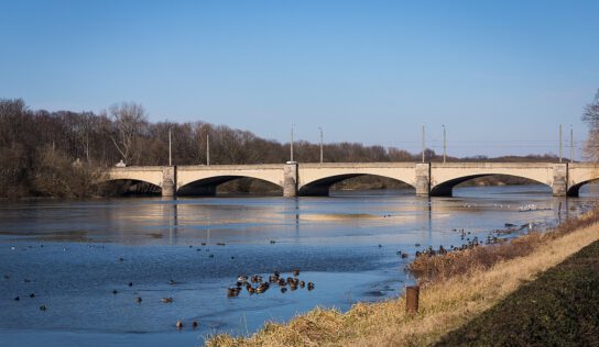Fuß- und Radweg unter der Zeppelinbrücke im März 2025 gesperrt