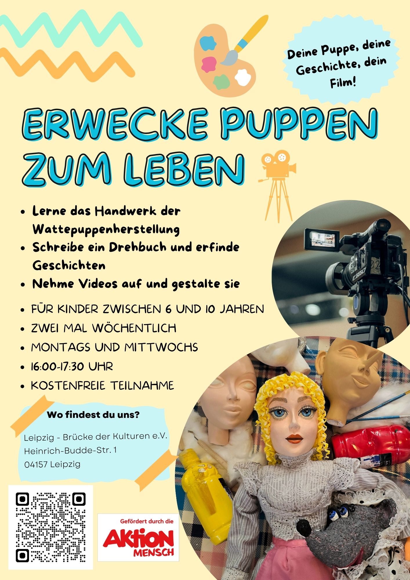 Eckdaten zum Projekt, Foto von Puppen