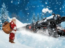 Прибытие Деда Мороза в Лейпциг