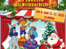 Puppentheater „Pinoccio“ mit Weihnachtsfest für Kinder