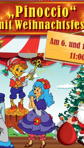 Puppentheater „Pinoccio“ mit Weihnachtsfest für Kinder