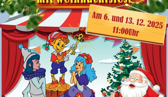 Puppentheater „Pinoccio“ mit Weihnachtsfest für Kinder