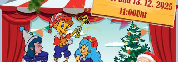 Puppentheater „Pinoccio“ mit Weihnachtsfest für Kinder