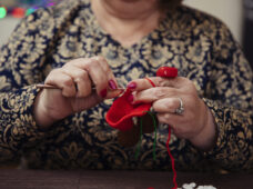 Рождественская признательность лейпцигским бабушкам, которые вяжут