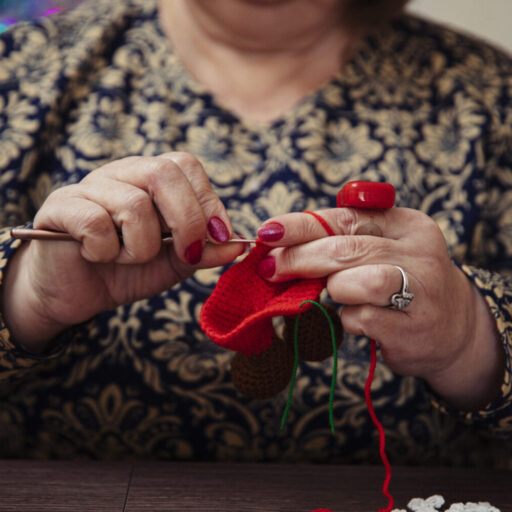 Рождественская признательность лейпцигским бабушкам, которые вяжут