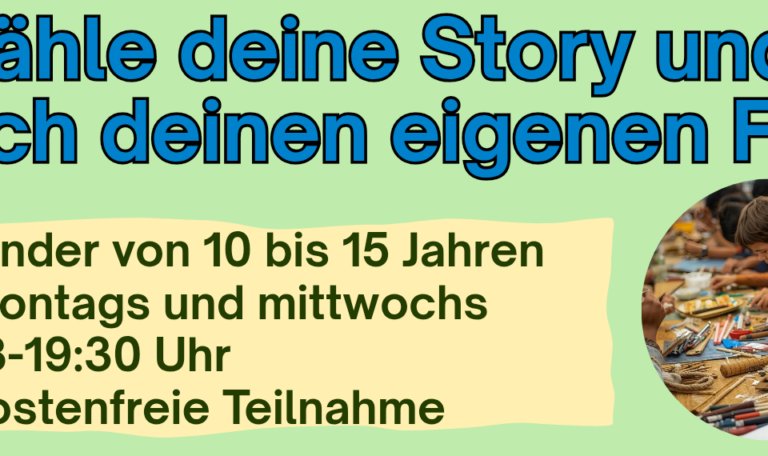 Flyer mit Infos zum Projekt