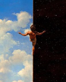 Иллюстрация квантовой суперпозиции: одна частица материи в двух местах одновременно