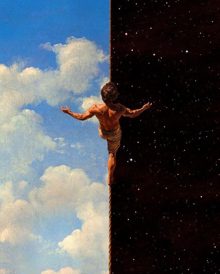 Иллюстрация квантовой суперпозиции: одна частица материи в двух местах одновременно