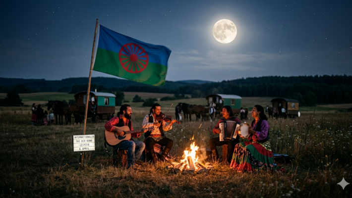 Международный день цыган в Лейпциге и мире — праздник и флаг