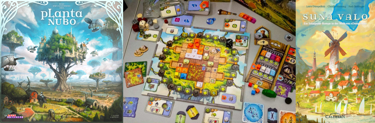 Brettspiel Planta Nubo & Roman Suna Valo des Verlags Caldera