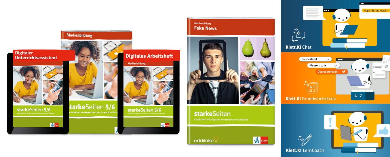 starke Seiten Medienbildung & KI im Klassenzimmer des Ernst-Klett-Verlags