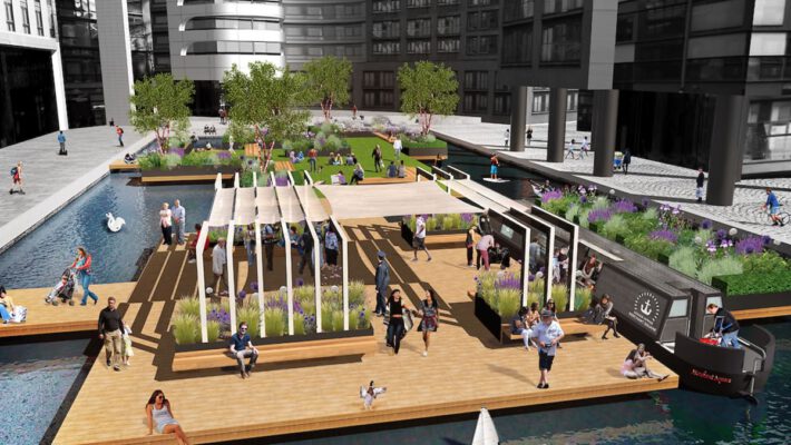 Mikro-Urbanismus und Pocket-Parks in Europa 2026 — Taschenpark in einem Wohnviertel in Leipzig