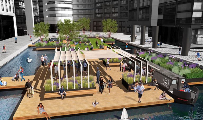 Mikro-Urbanismus und Pocket-Parks in Europa 2026 — Taschenpark in einem Wohnviertel in Leipzig
