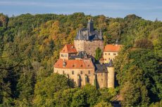 замок Крібштайн фестиваль Burg der Märchen Саксонія