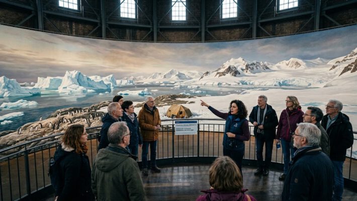 Panorama Antarktis in Leipzig Panometer